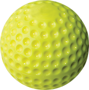 Rawlings 9-Inch Yellow Dimple Pitching Machine Ball