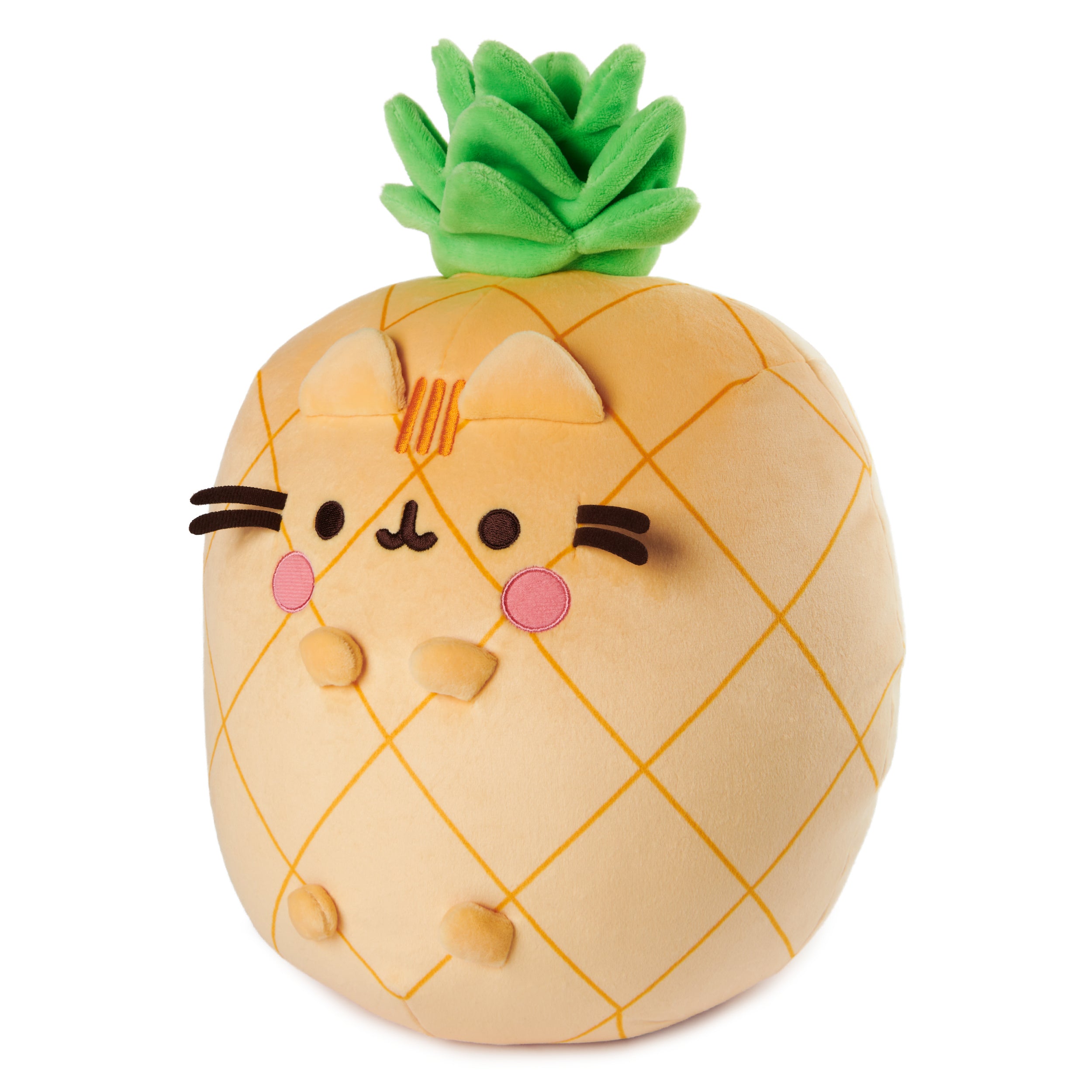 GUND Pusheen Pineapple Scented Squisheen Plush, Squishy Toy Stuffed Animal for Ages 8 and Up, Yellow, 11”
