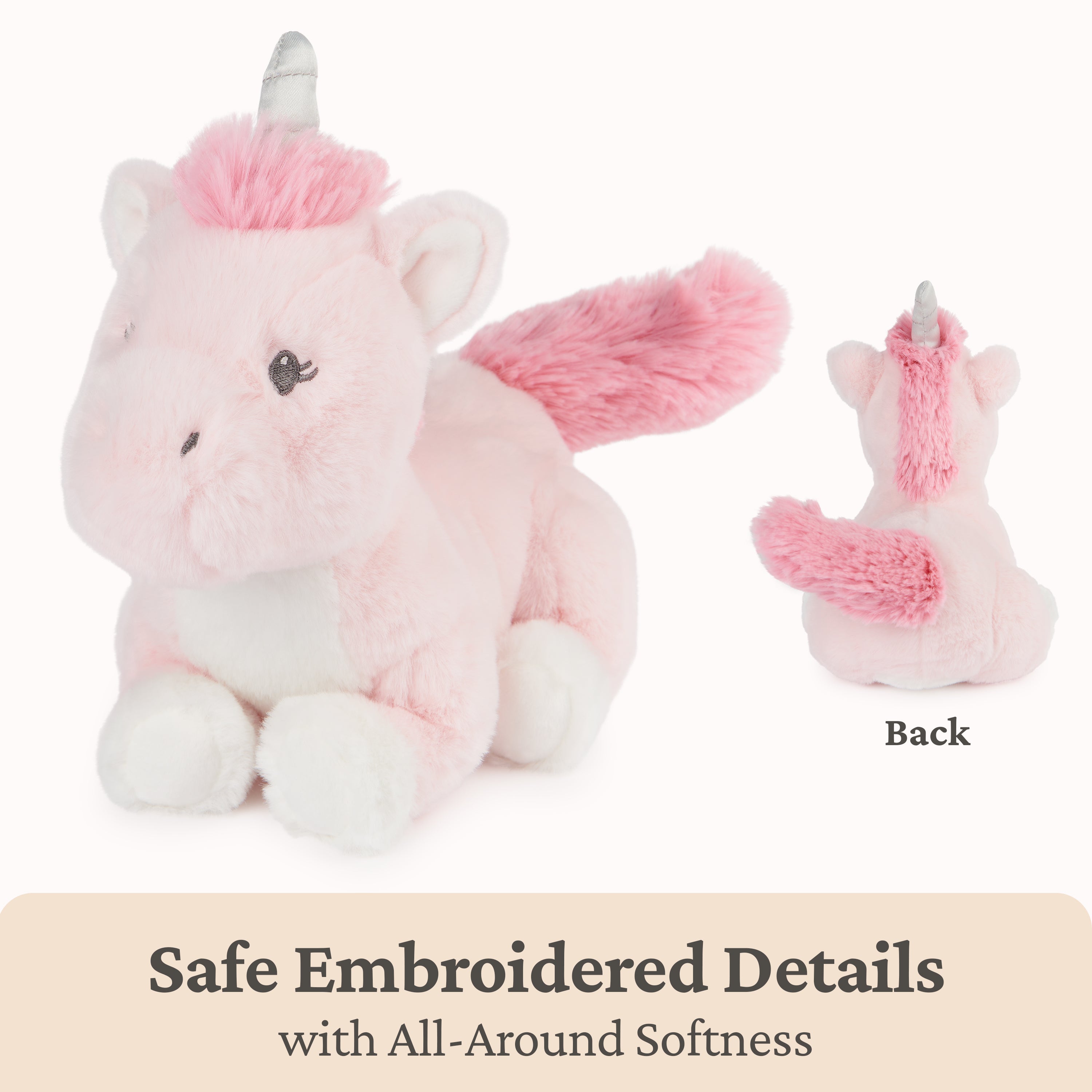 Baby GUND Alora Unicorn Plush, Stuffed Animal for Babies and Toddlers, Pink, 10”