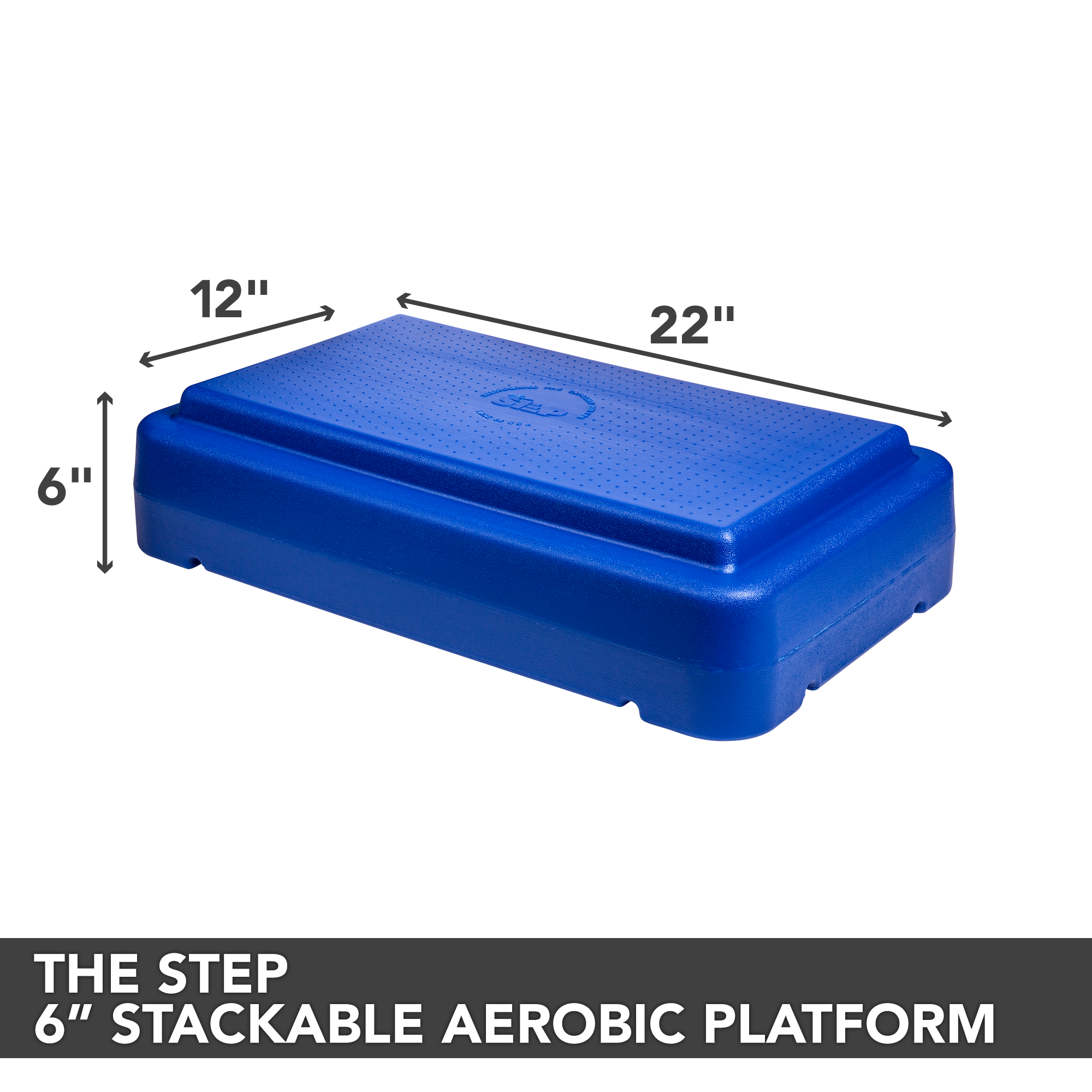 The Step Stackable 6In Riser-Blue