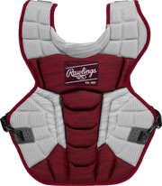 Rawlings Velo 2.0 Adult Catchers Chest Protector - Cardinal/White
