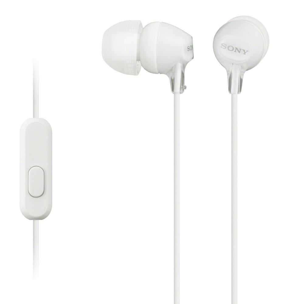 Sony EX Monitor Headphones with In-line Mic, White