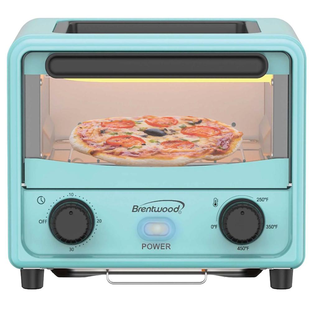 Brentwood Brentwood 3 Liter Stainless Steel Mini Toaster Oven (TS-3430BL) - Blue
