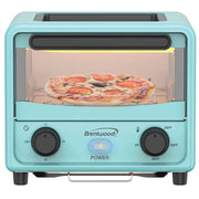 Brentwood Brentwood 3 Liter Stainless Steel Mini Toaster Oven (TS-3430BL) - Blue
