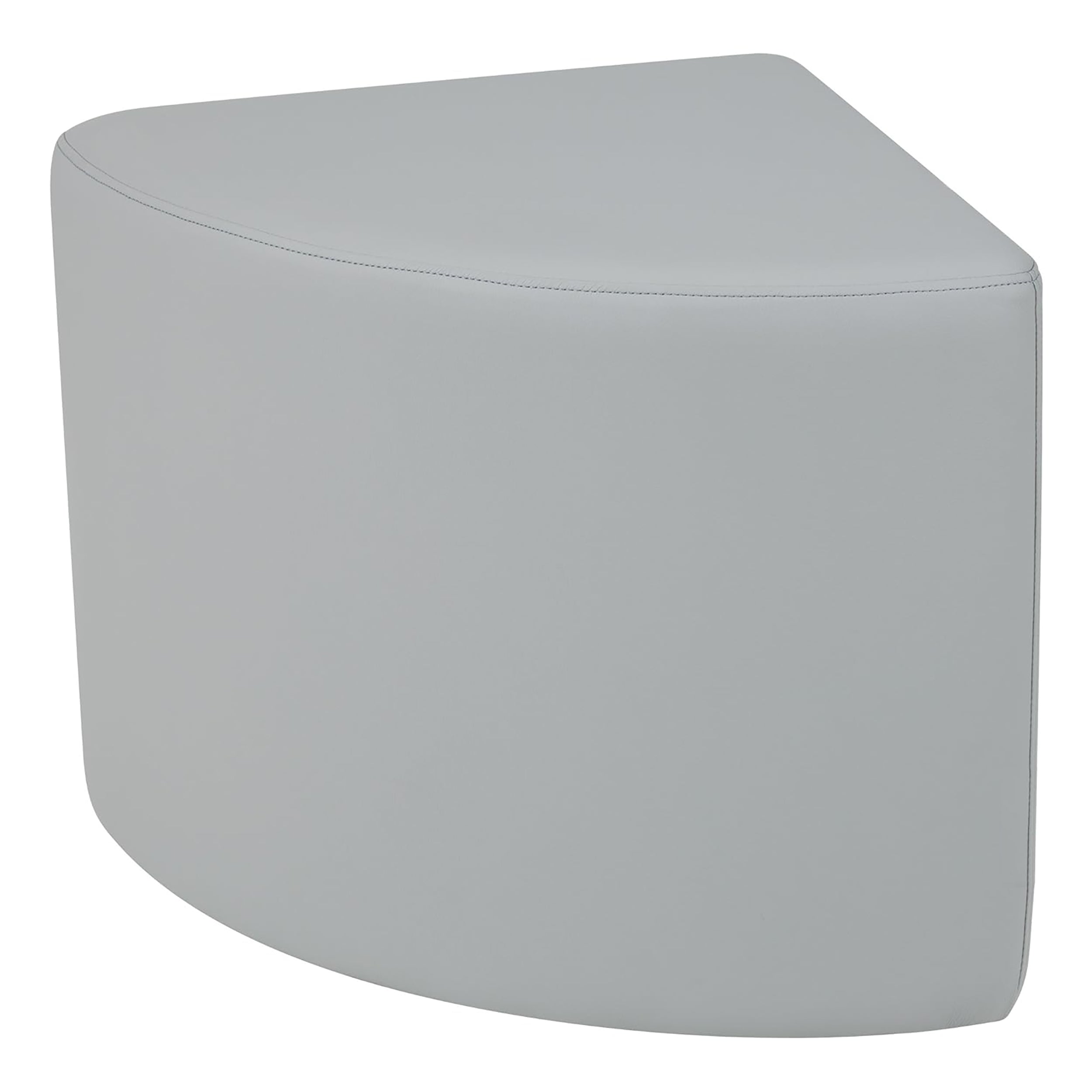 Pro Series Upholstered Pie Ottoman 18" Height - Gray