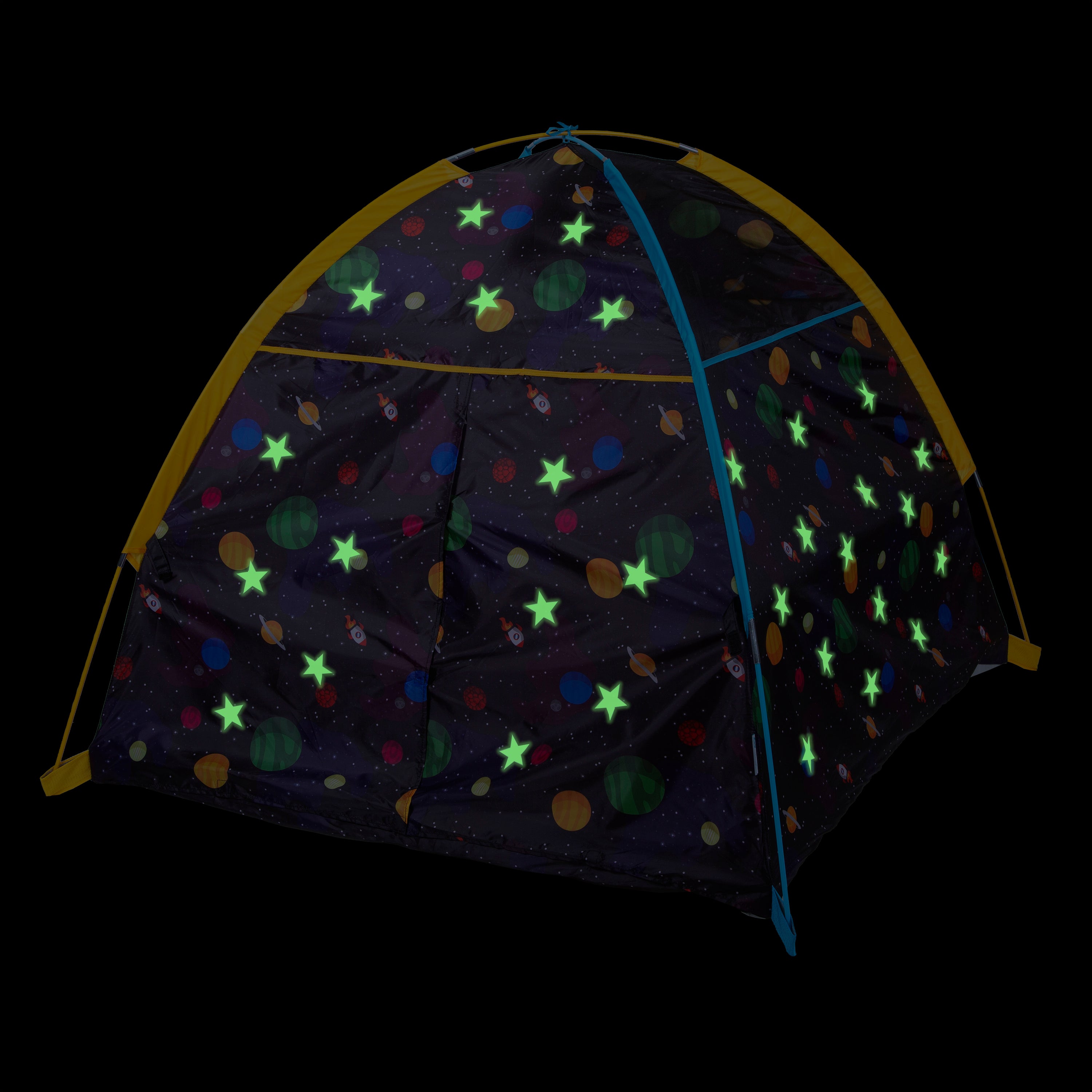 Glow-in-the-Dark Galaxy Dome Tent