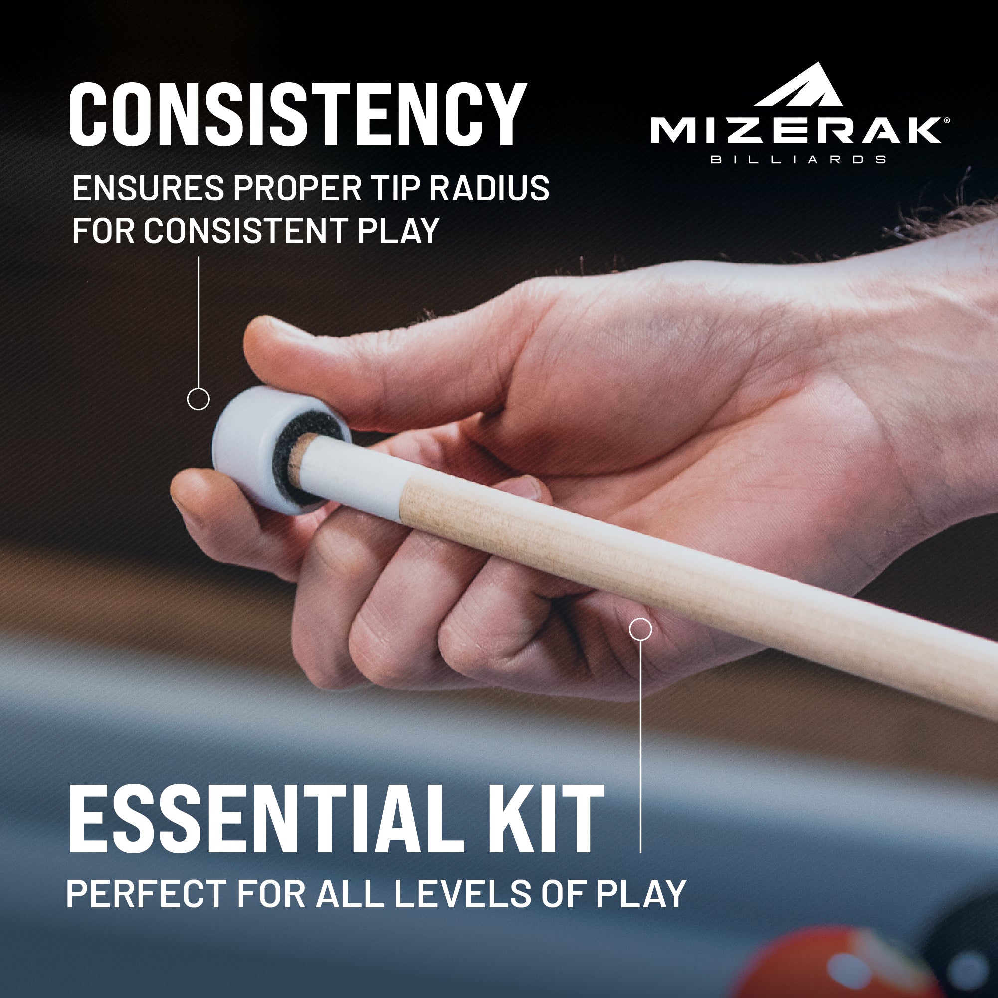 Mizerak Billiard Tip Shaper