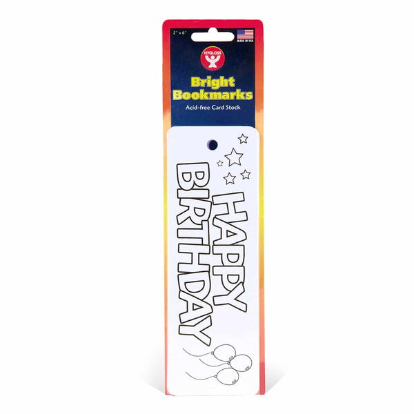 Bookmarks - 2" x 6" Happy Birthday, 25 count