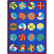 Have a Ball 10'9" x 13'2" area rug in color Multi