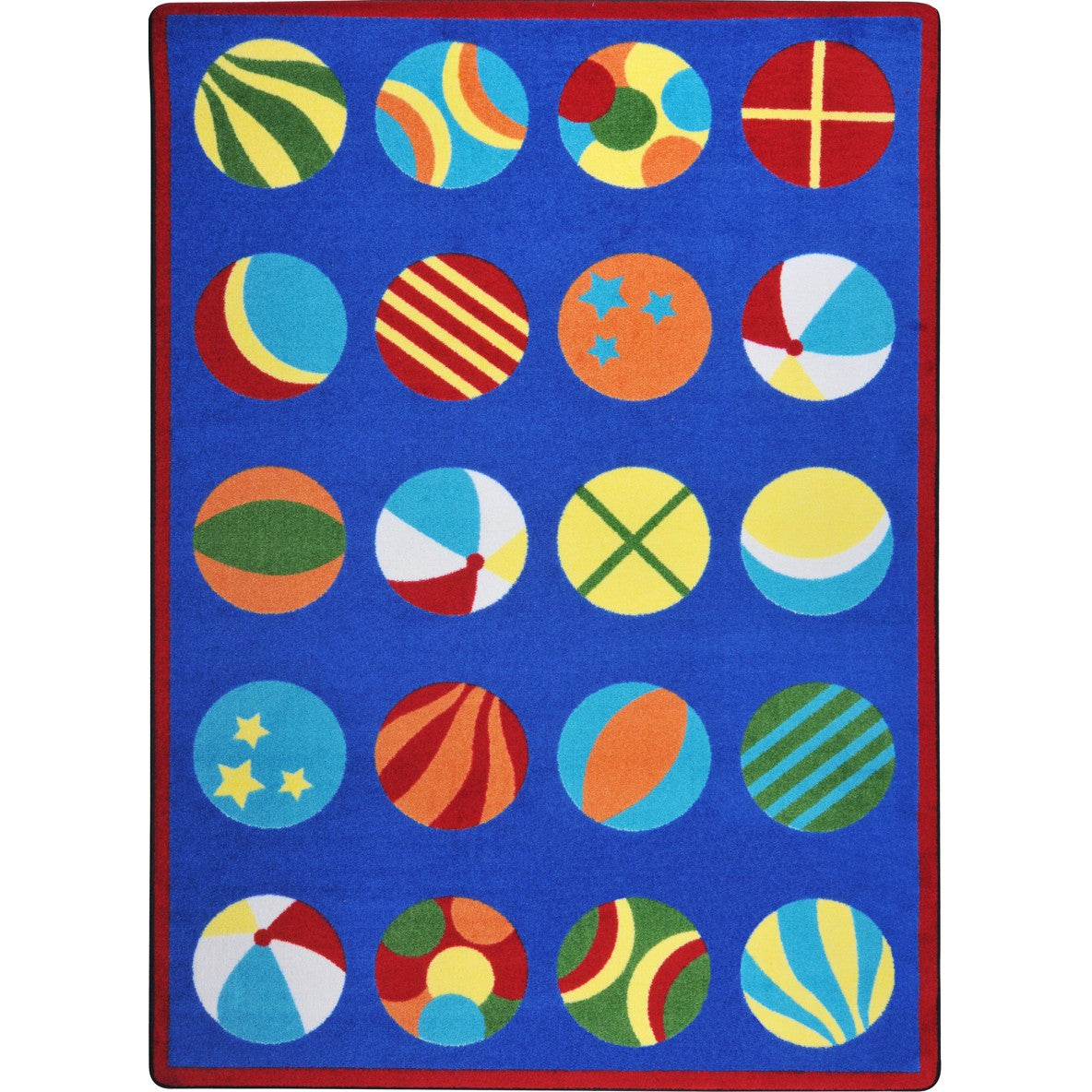 Have a Ball 7'8" x 10'9" area rug in color Multi