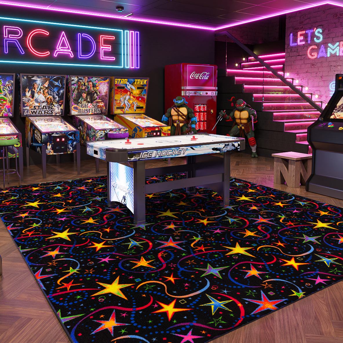 Have A Blast 12' x 7'6" area rug in color Fluorescent