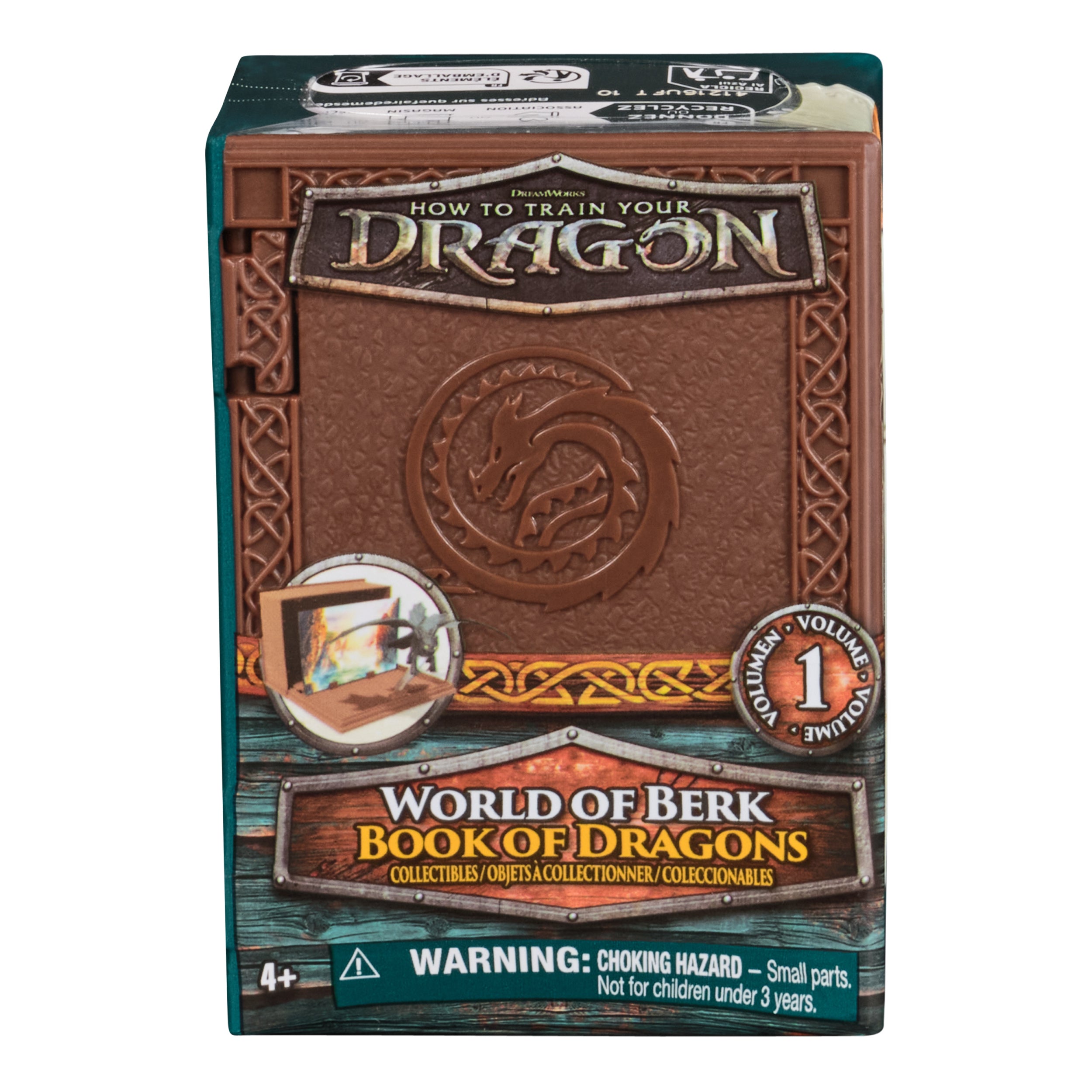 Dreamworks Dragons, How to Train Your Dragon, World of Berk: Book of Dragons, Collectible Dragon & Card with Display Stand for Ages 4 and up Styles May Vary