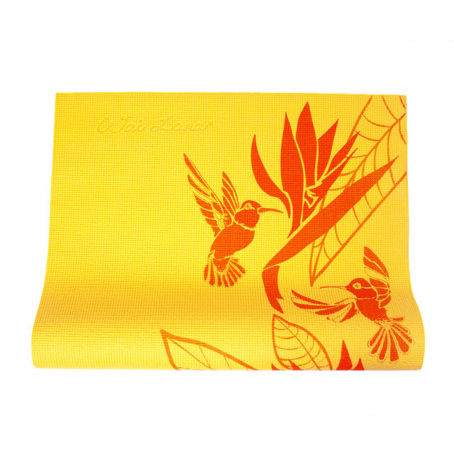 YOGI MAT™ Hawaiian Paradise - Gold -  1/8"H x 24"W x 68"L