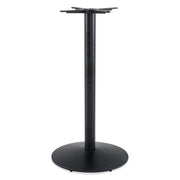 OfficeSource Robust Indoor Cafe Height Round Table Base - Black