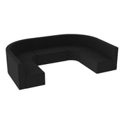Pro Series Tallback Chairs 12" Seat Height, 5-Piece Set - Black