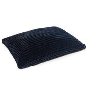 Jaxx Pillow Saxx 5.5-Foot Faux Fur - Luxuriously Soft Bean Bag Floor Pillow and Lounger, Mondo Midnight Blue