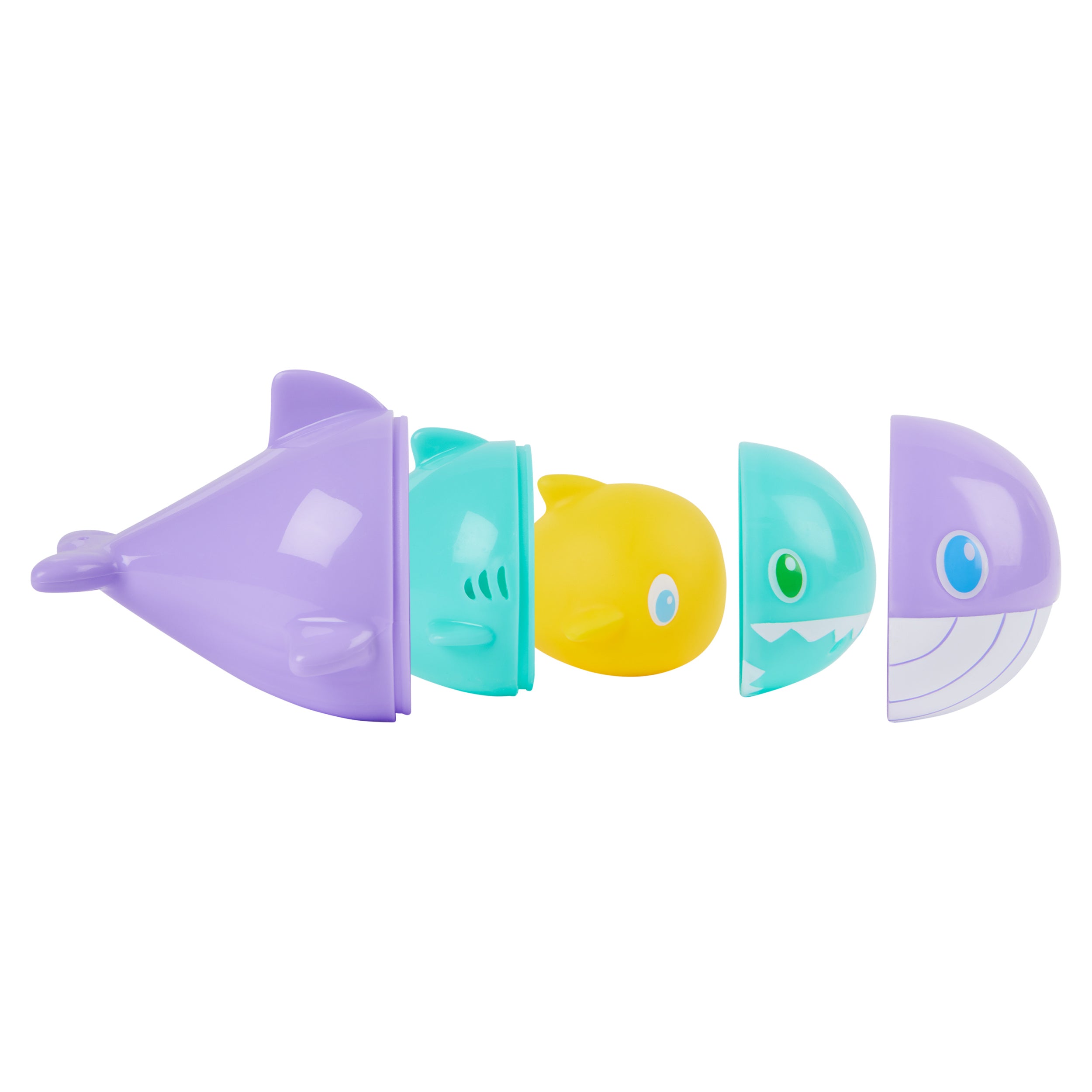 SwimWays Nesting Fish Water Toy, Kids Pool Accessories & Swimming Pool Toys, 3-in-1 Fish-Themed Pool Toys for Kids Ages 3 & Up