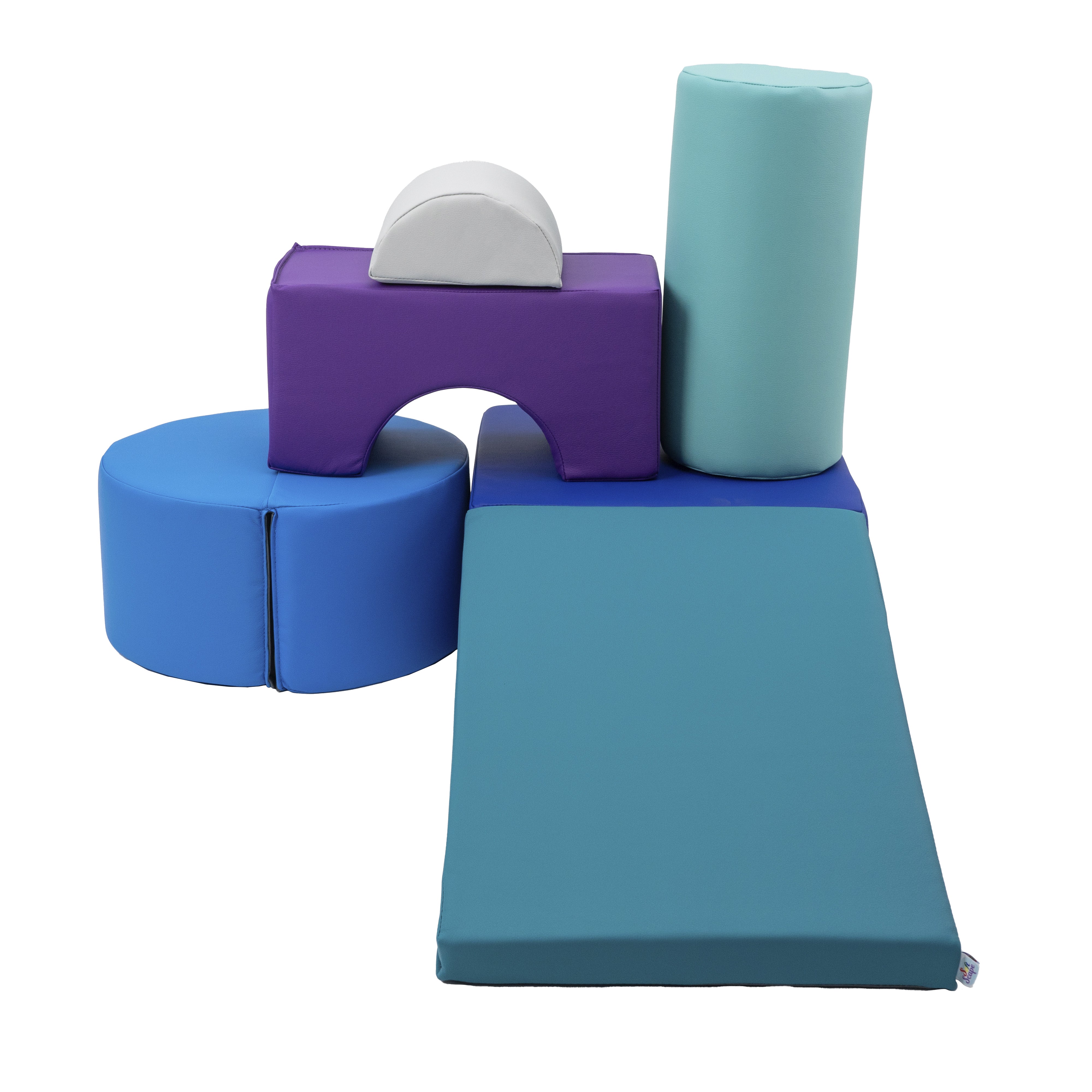 SoftScape Playtime and Climb, 6-Piece - Contemporary/Purple