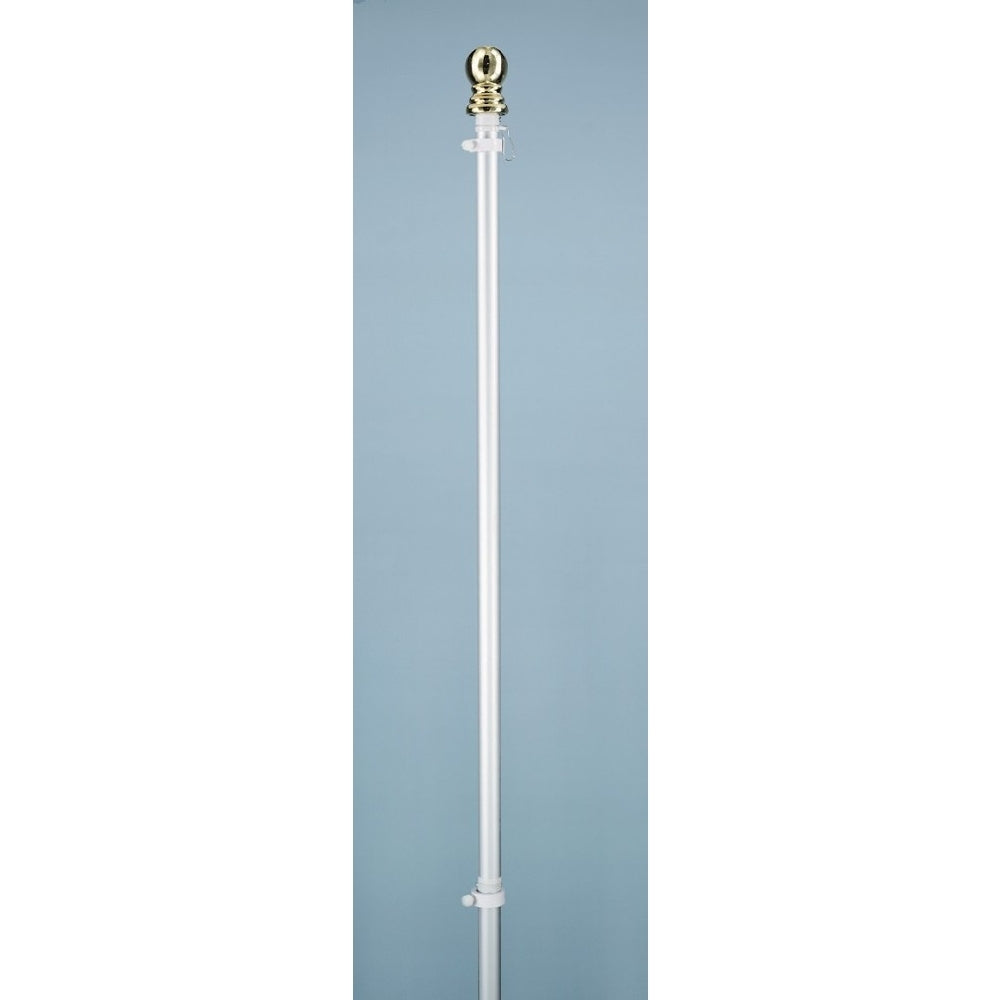 6 FT 1 PC SILVER SPIN POLE ONE EA