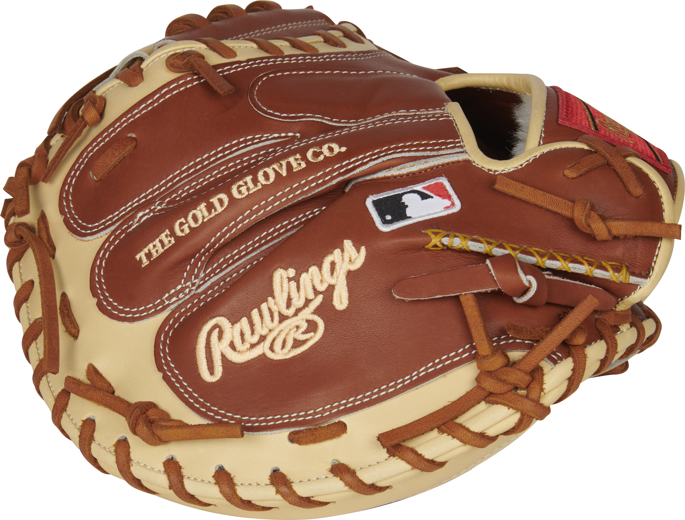 Rawlings Pro Preferred Series Catchers Mitt 33-Inch Baseball Glove - Right Hand Thrower - Bruciato