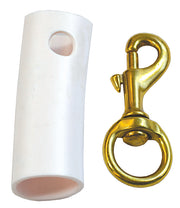 WHT VINYL SNAP COVER & SNAP HOOK