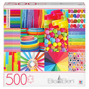 500-Piece Jigsaw Puzzle, for Adults and Kids Ages 8 and up Styles May Vary