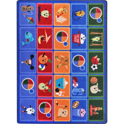 Healthy Choices 5'4" x 7'8" area rug in color Multi