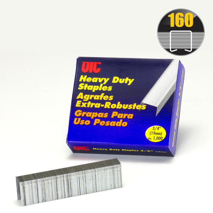 Staples, 3/4" Heavy Duty, Chisel Point, 1000/Box