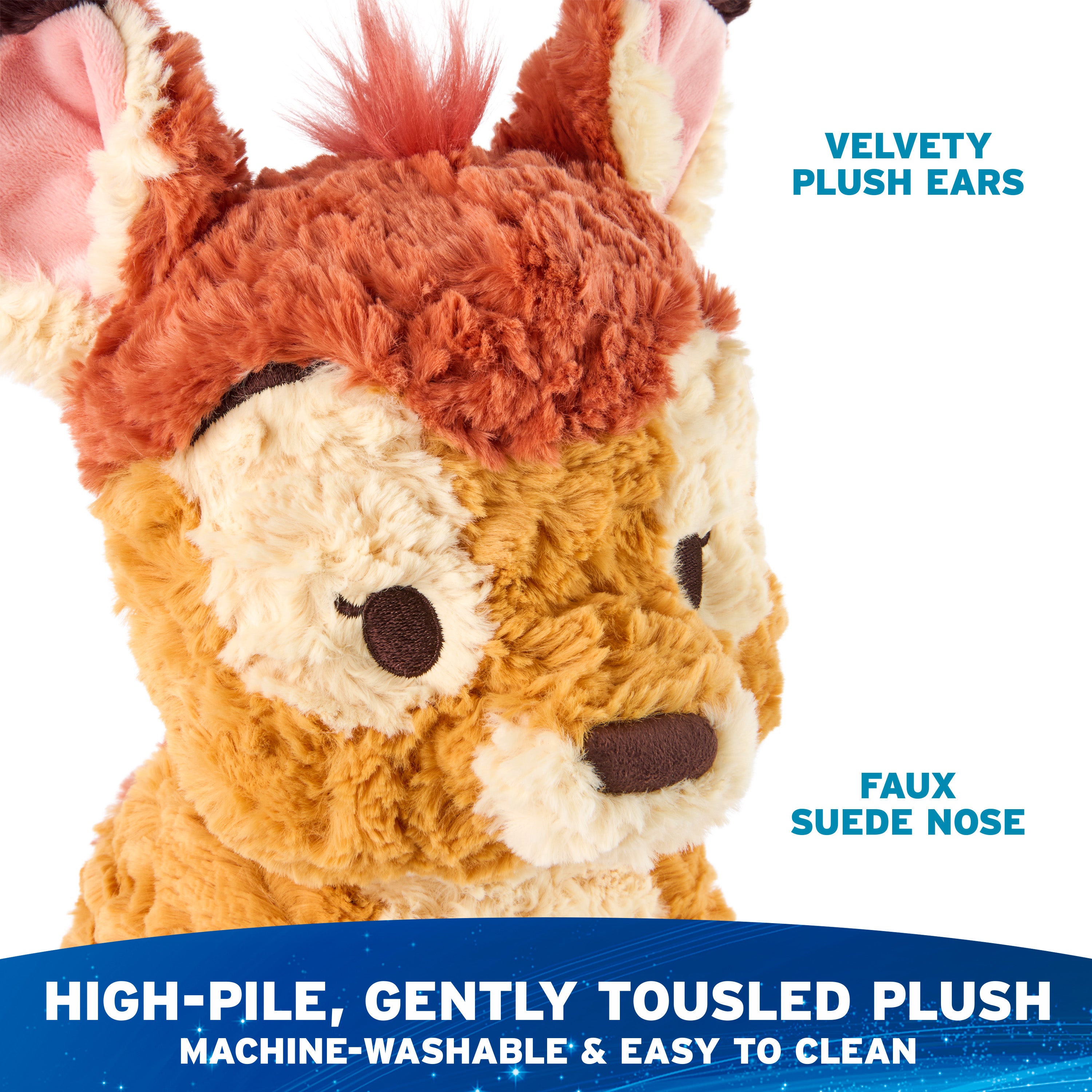 GUND Disney Official Bambi Plush, Disney Cozys Collection, Bambi Toys, Deer Stuffed Animal for Ages 1 and Up, Brown, 10”