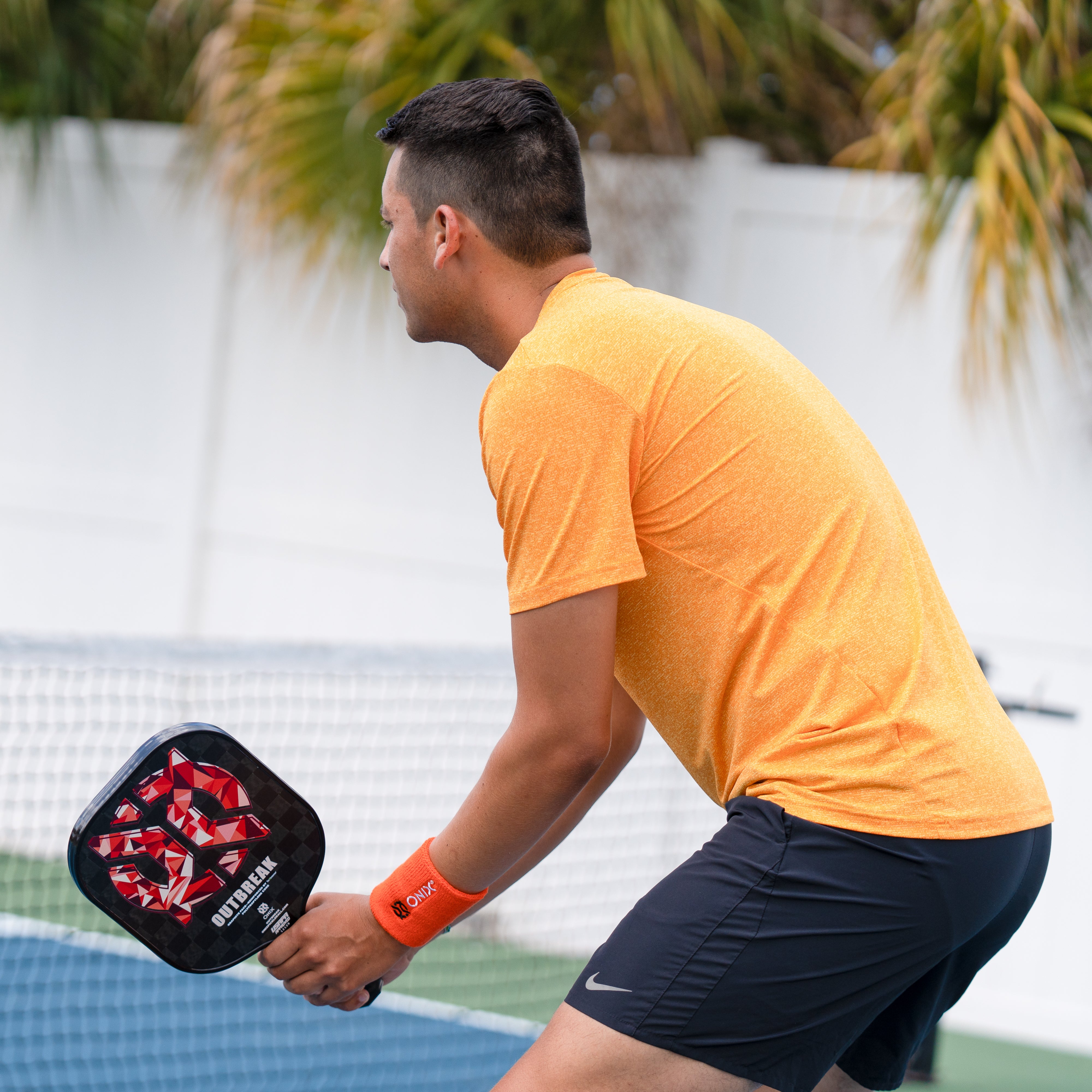 ONIX Pickleball Sweat Absorption Wristband - Orange