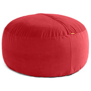 Jaxx 5 Foot Saxx - Large Round Bean Bag Chair for Adults - Lush Velvet Merlot