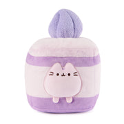 GUND Pusheen Lavender Spongecake Plush, Squishy Toy, Collectible Plush Toy, Dessert Plush, Cat Stuffed Animal for Ages 8 and Up, Purple, 6”