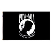 POW - MIA Flag 4x6 ft. Double sided Nylon SolarGuard Nyl-Glo 100% Made in USA