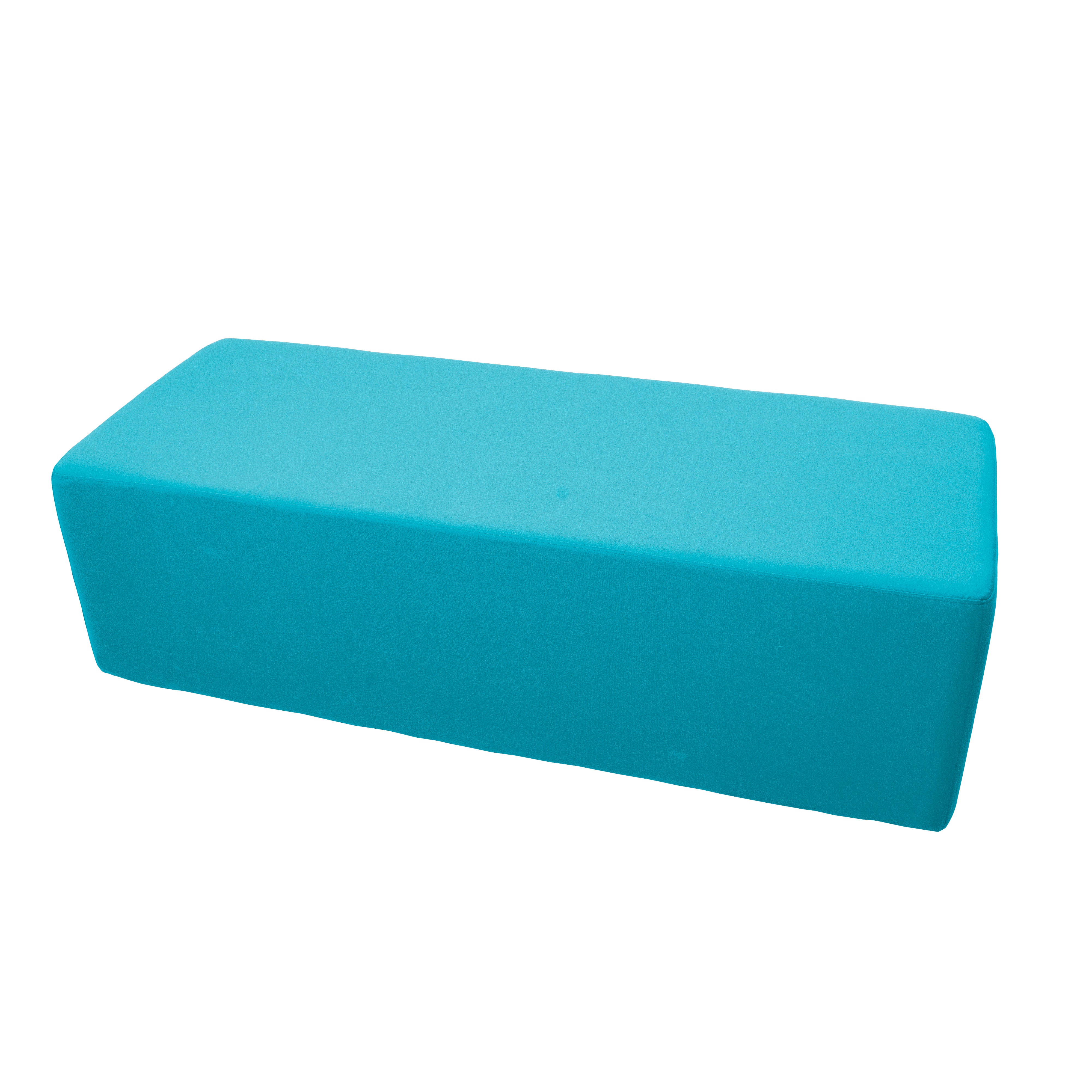 Outdoor 24" x 60" Rectangle Ottoman with Sunbrella®, 18" H - Canvas Aruba