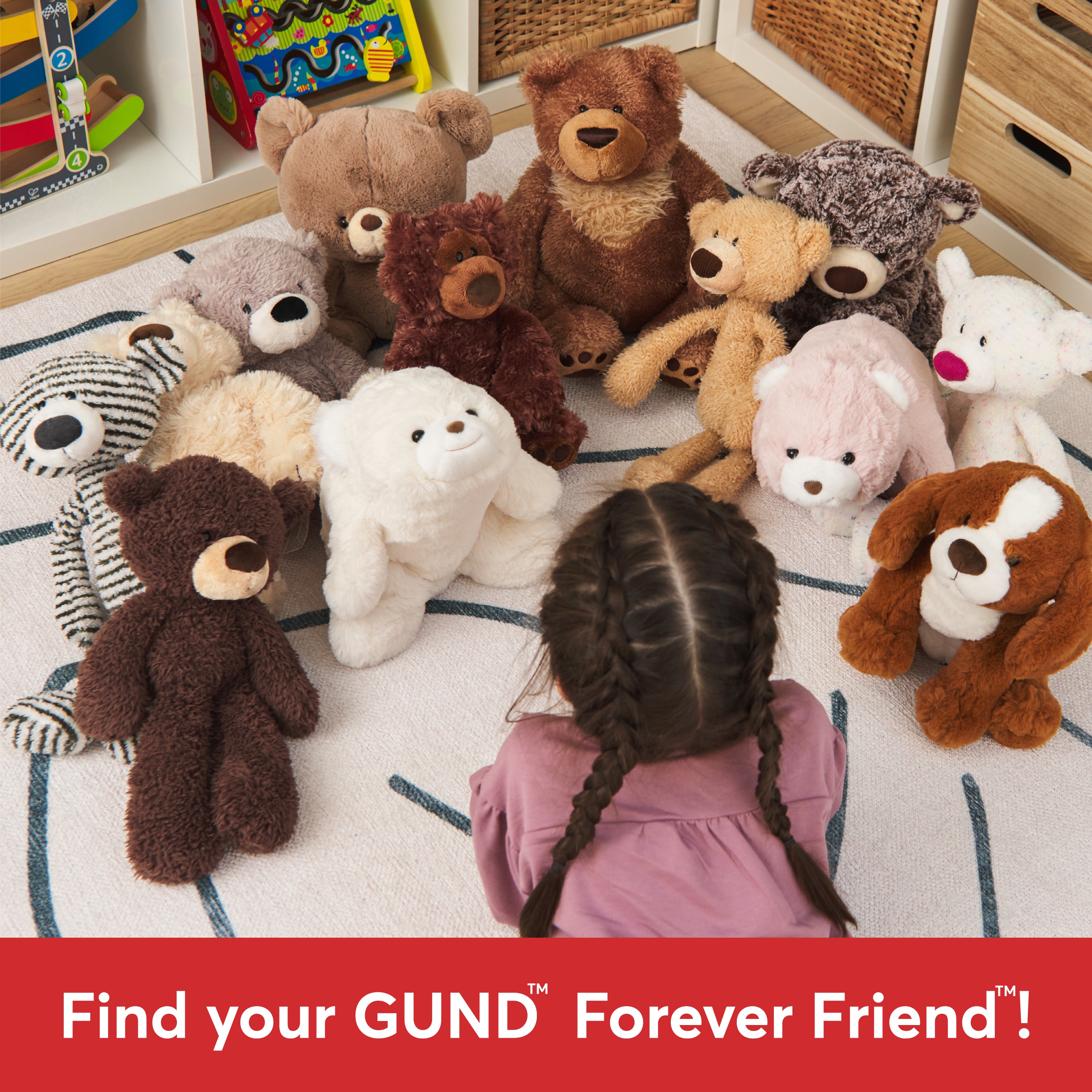 GUND Kian Spaniel Puppy Dog Plush, Stuffed Animal for Ages 1 and Up, 10”, Brown/White