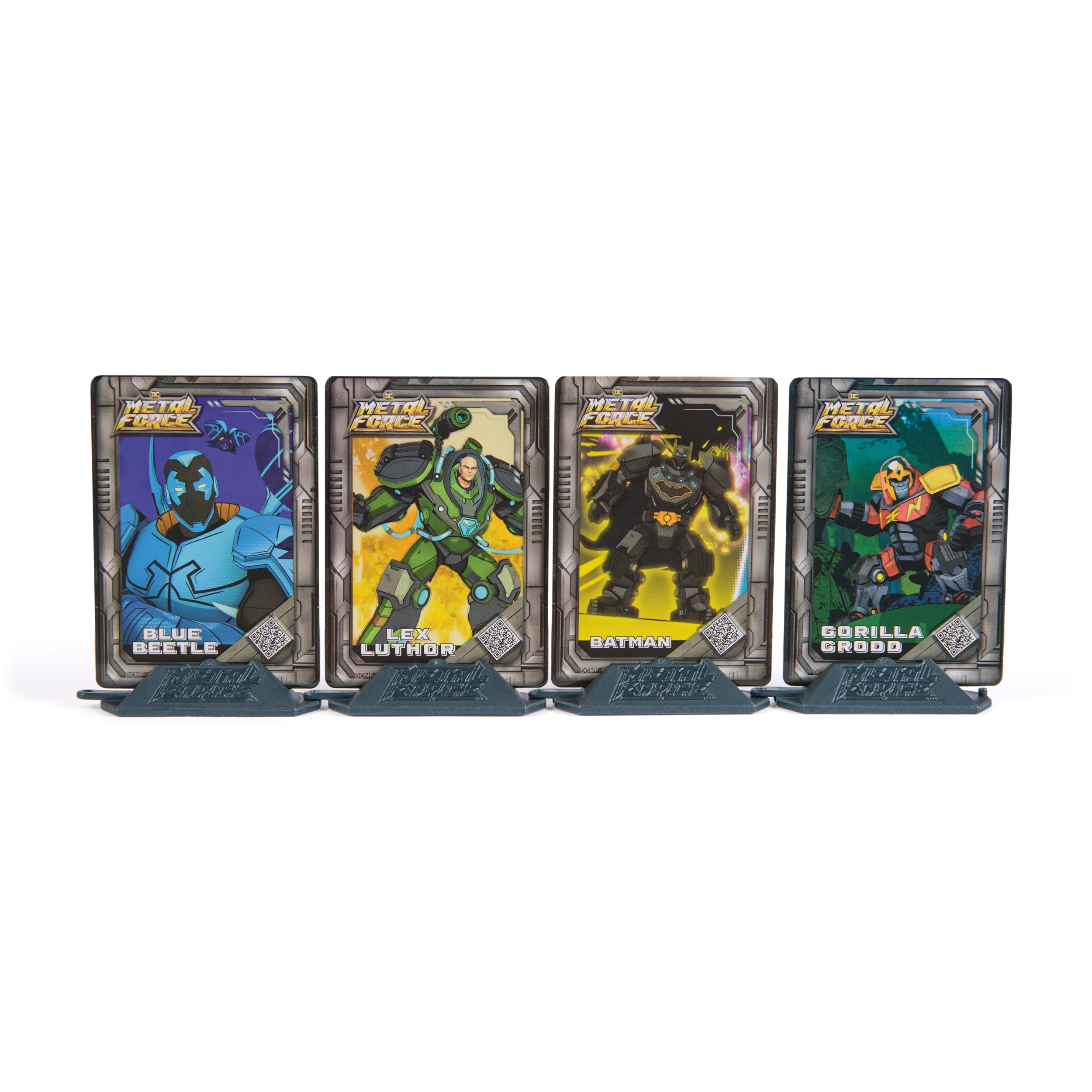 DC Comics Metal Force Batman Action Figure, 4.3-Inch with Accessories, Super Hero Collectible Kids Toys for Boys and Girls Ages 4+