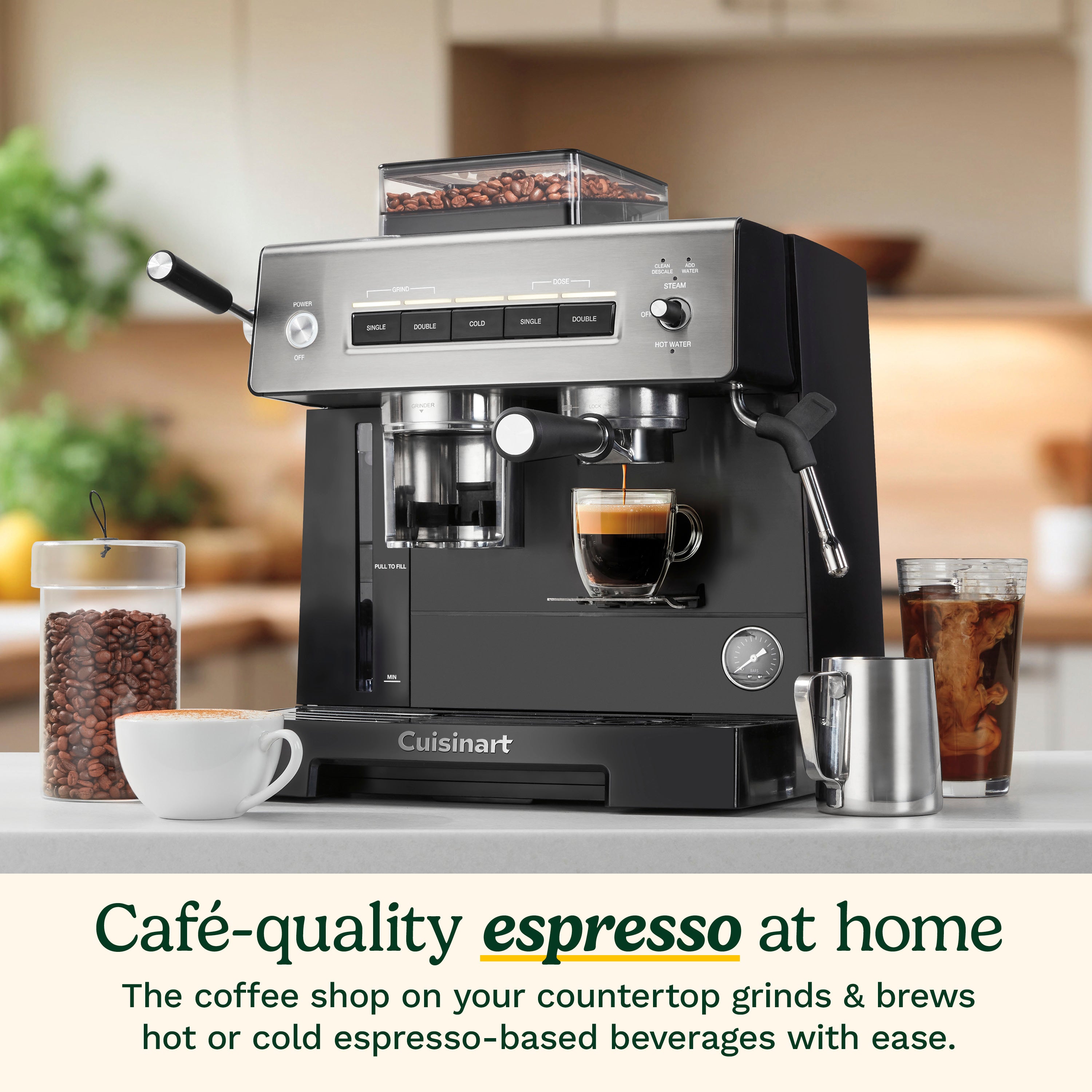 Espresso Bar™ Grind & Brew Espresso Machine