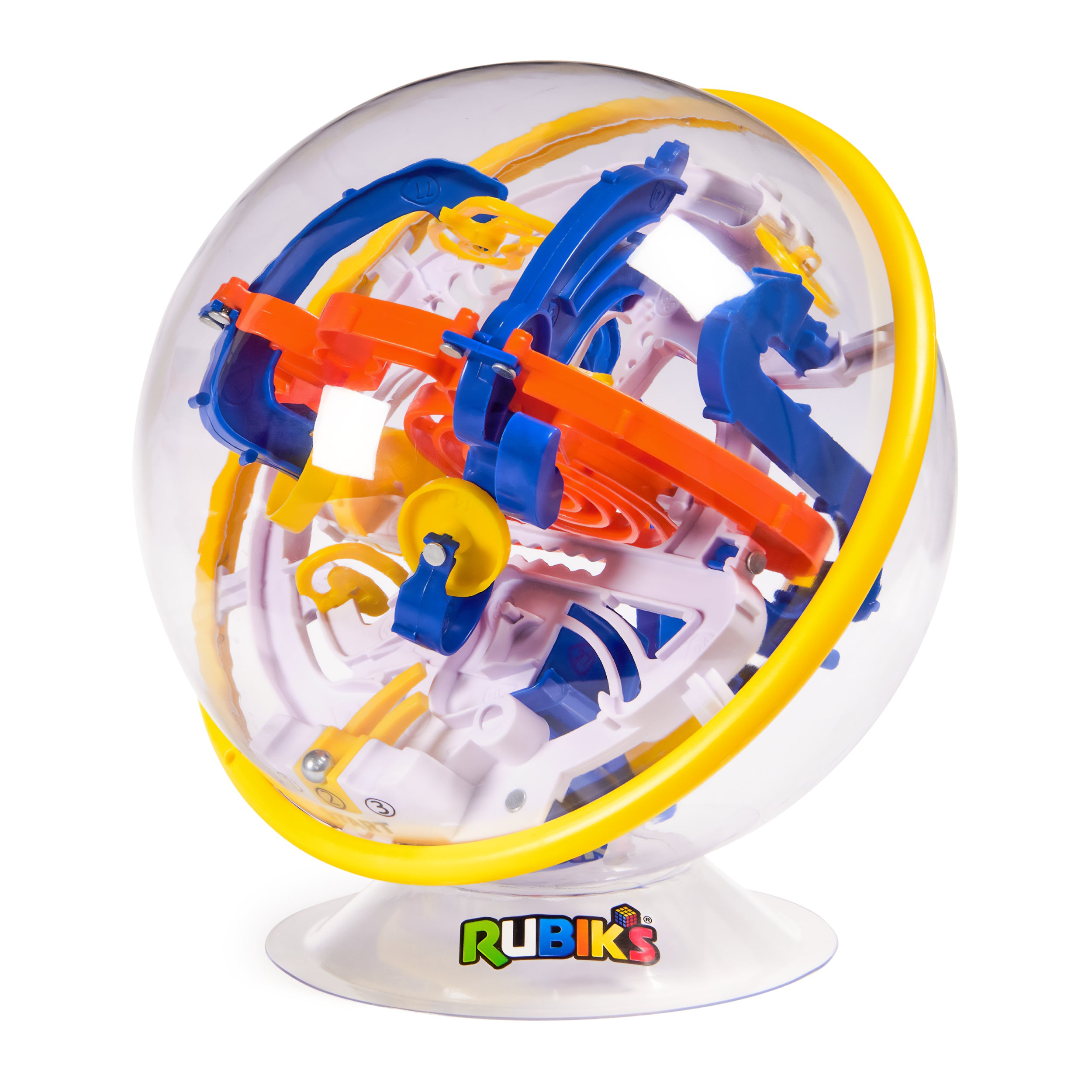 Rubik’s Cube, Rubik’s Tracks 100 3D Gravity Maze & 3D Puzzle Game with 100 Obstacles, Problem-Solving Challenging Brain Teaser Fidget Toy, for Ages 8+