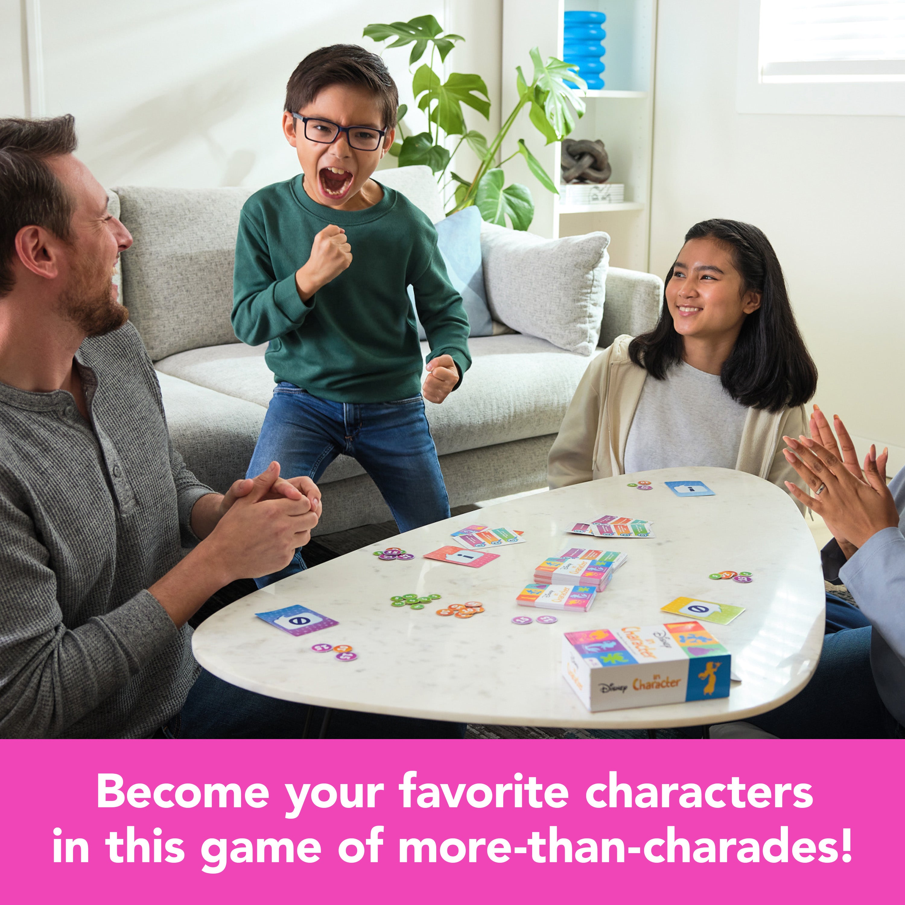 Spin Master Games, Disney in Character Card Game, Interactive Charades, Disney Trivia & More for Hilarious Family Fun, Indoor Activity, 2-4 Players, for Ages 8 & Up