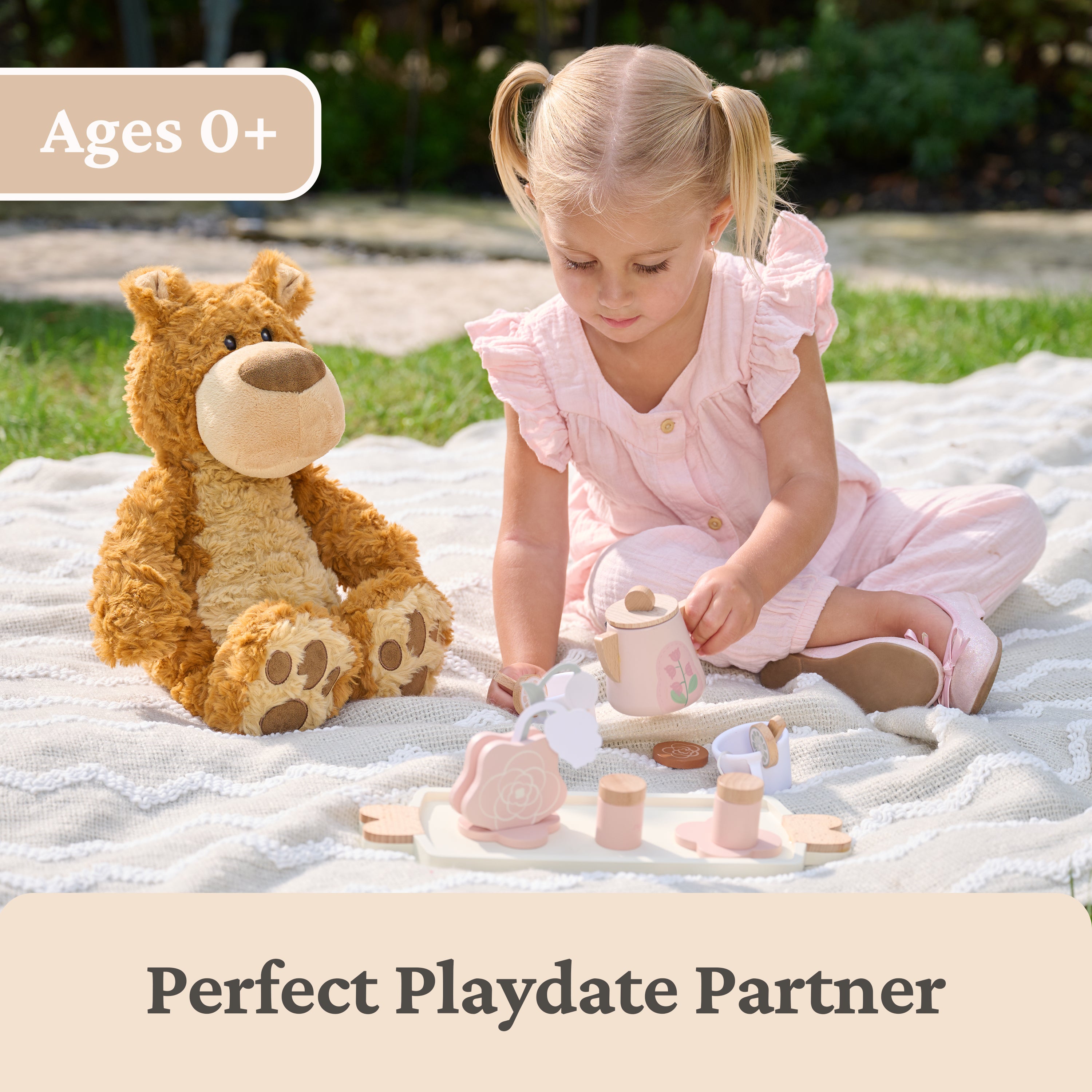 GUND Bexley Teddy Bear, Premium Teddy Bear Stuffed Animal for Ages 1 and Up, Brown, 12”