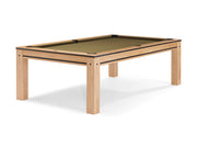 Hickory 8' Natural Hickory , Pool Table - 102"L x 58"W x 32"H