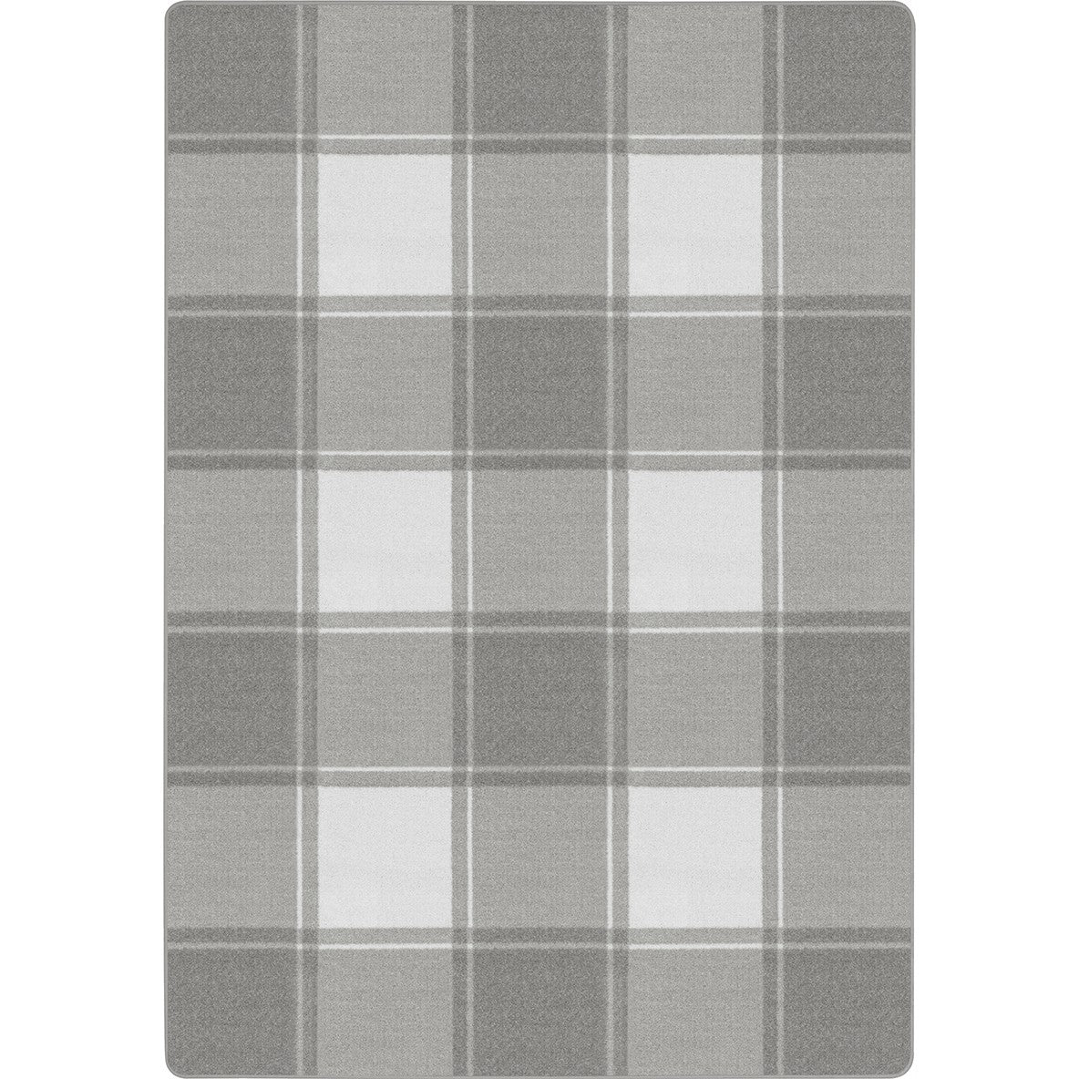 Highlander 5'4" x 7'8" area rug in color Morning Fog