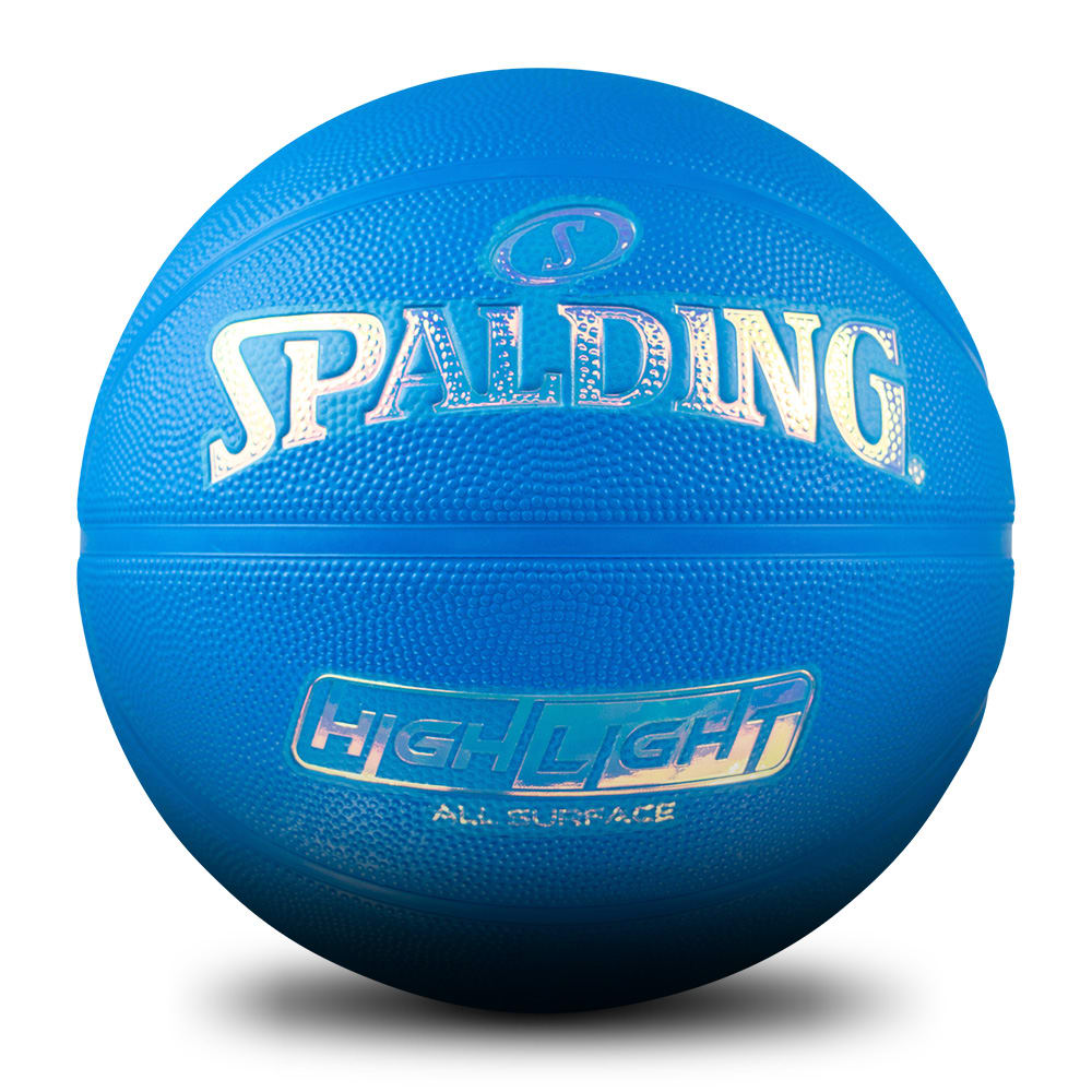 Spalding Highlight Color Rush Blue Size 7 Basketball