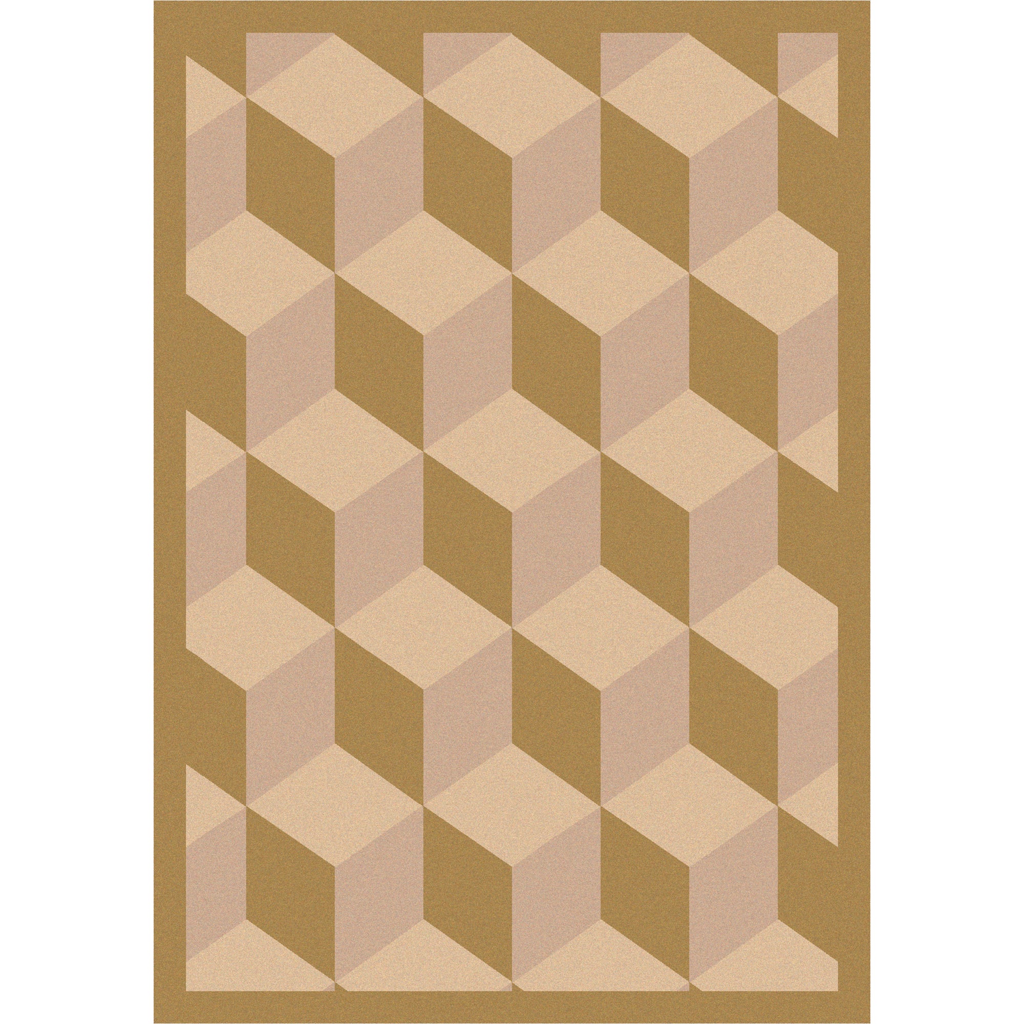 Highrise 10'9" x 13'2" area rug in color Beige