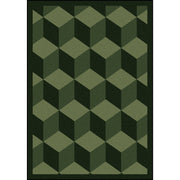 Highrise 3'10" x 5'4" area rug in color Emerald