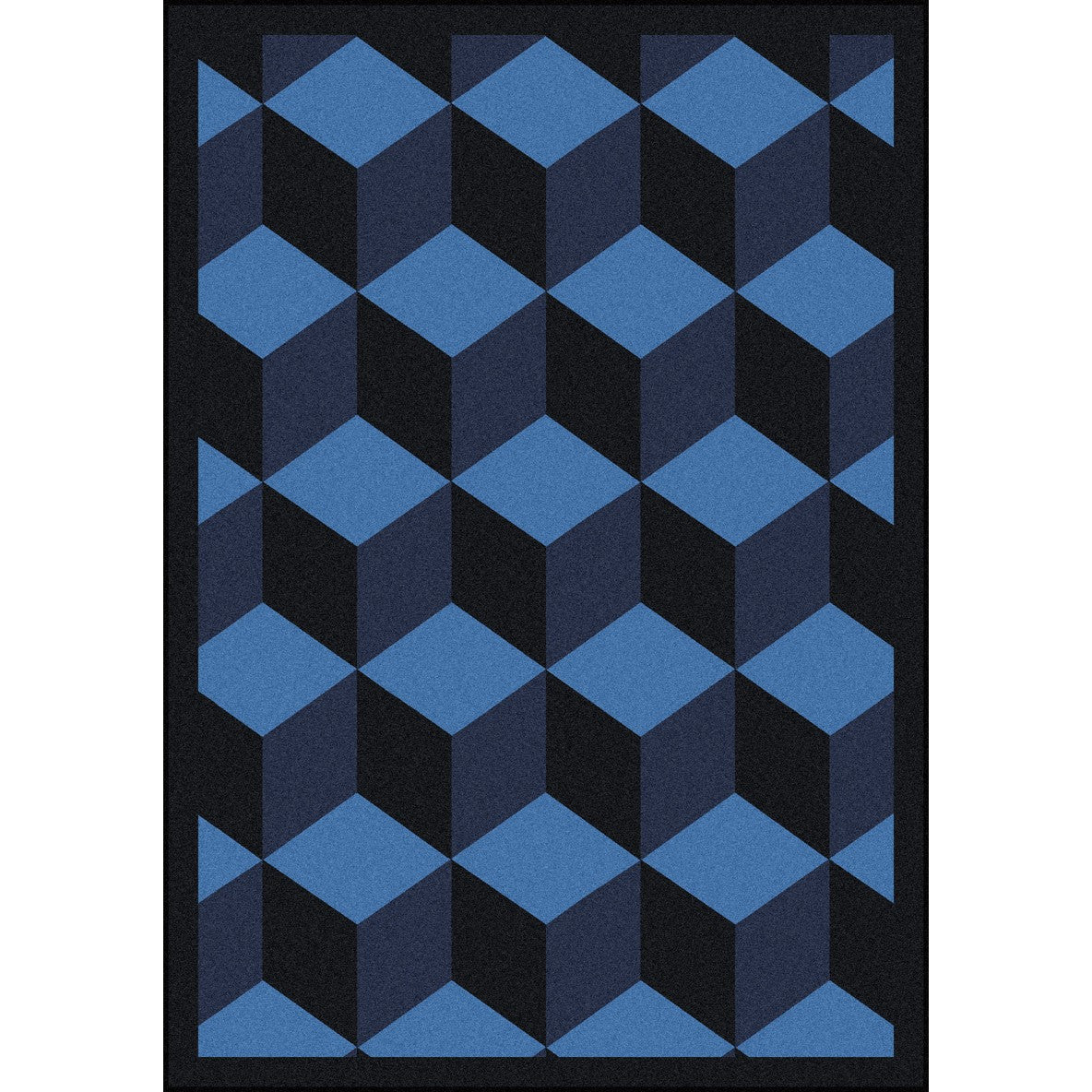 Highrise 3'10" x 5'4" area rug in color Navy