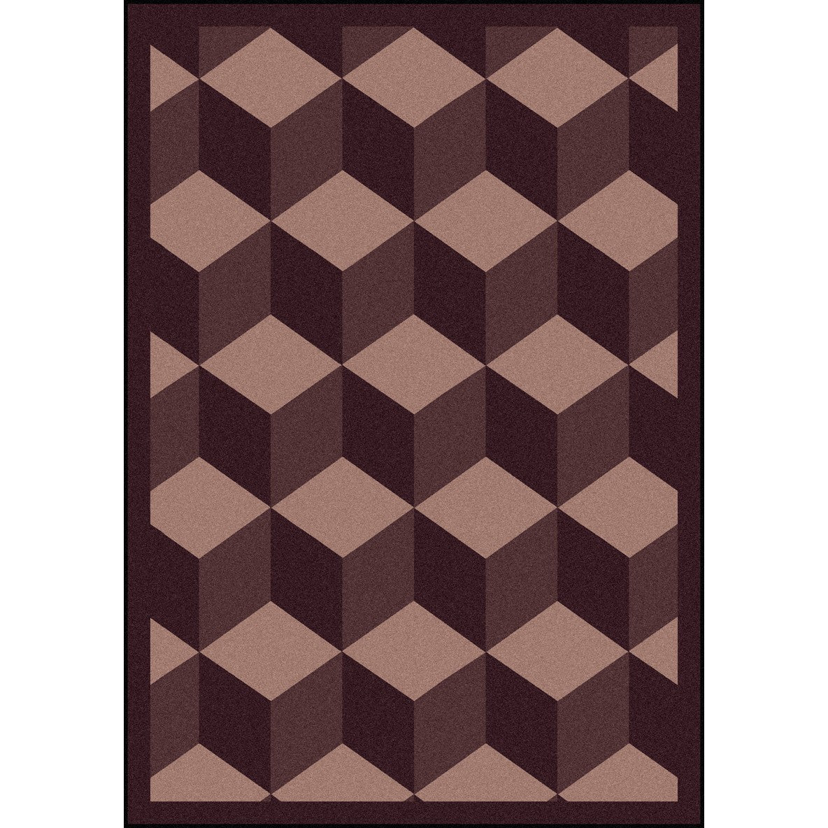 Highrise 10'9" x 13'2" area rug in color Plum