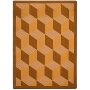 Highrise 7'8" x 10'9" area rug in color Wheat