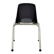 16" Stack Chair with Ball Glides - Black