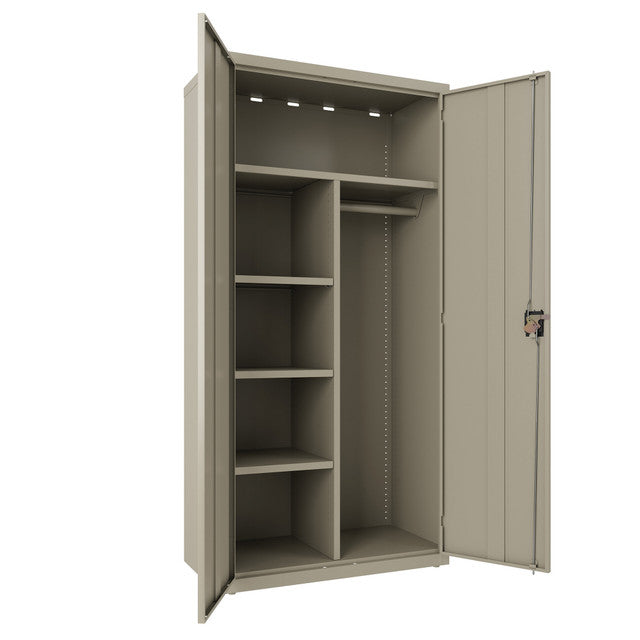 OfficeSource Steel Storage Cabinet  - Putty